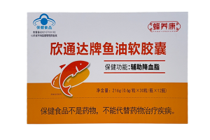 蜂养康深海鱼油软胶囊辅助降血脂